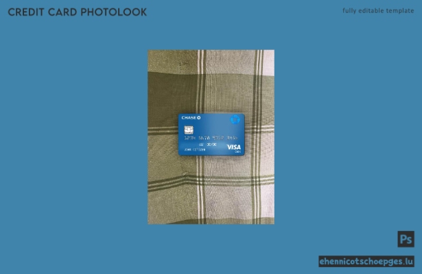 USA Chase Bank Visa Debitkarte – Beispielansicht
